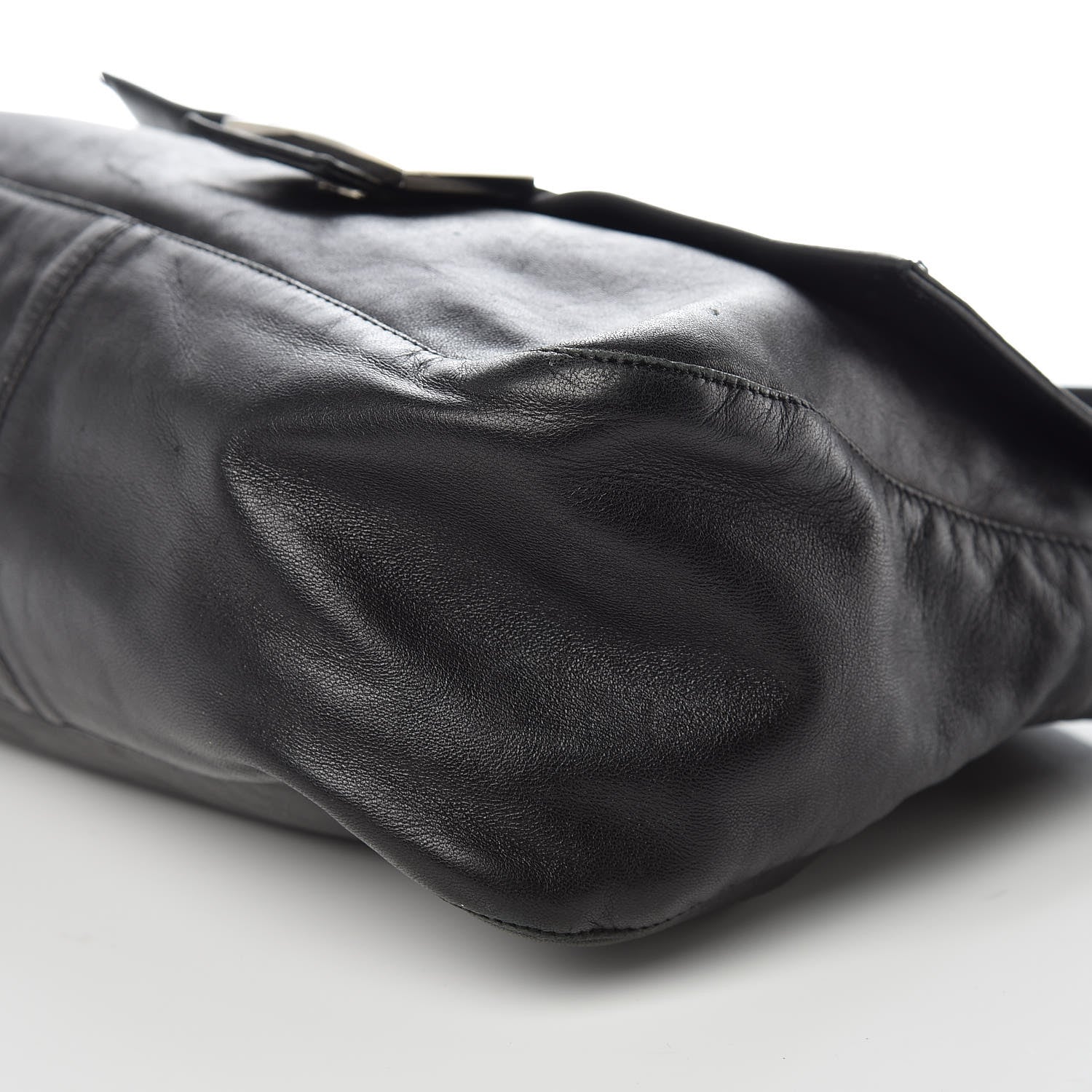 Fendi Calfskin Big Forever Mama Baguette Black 11 of 11