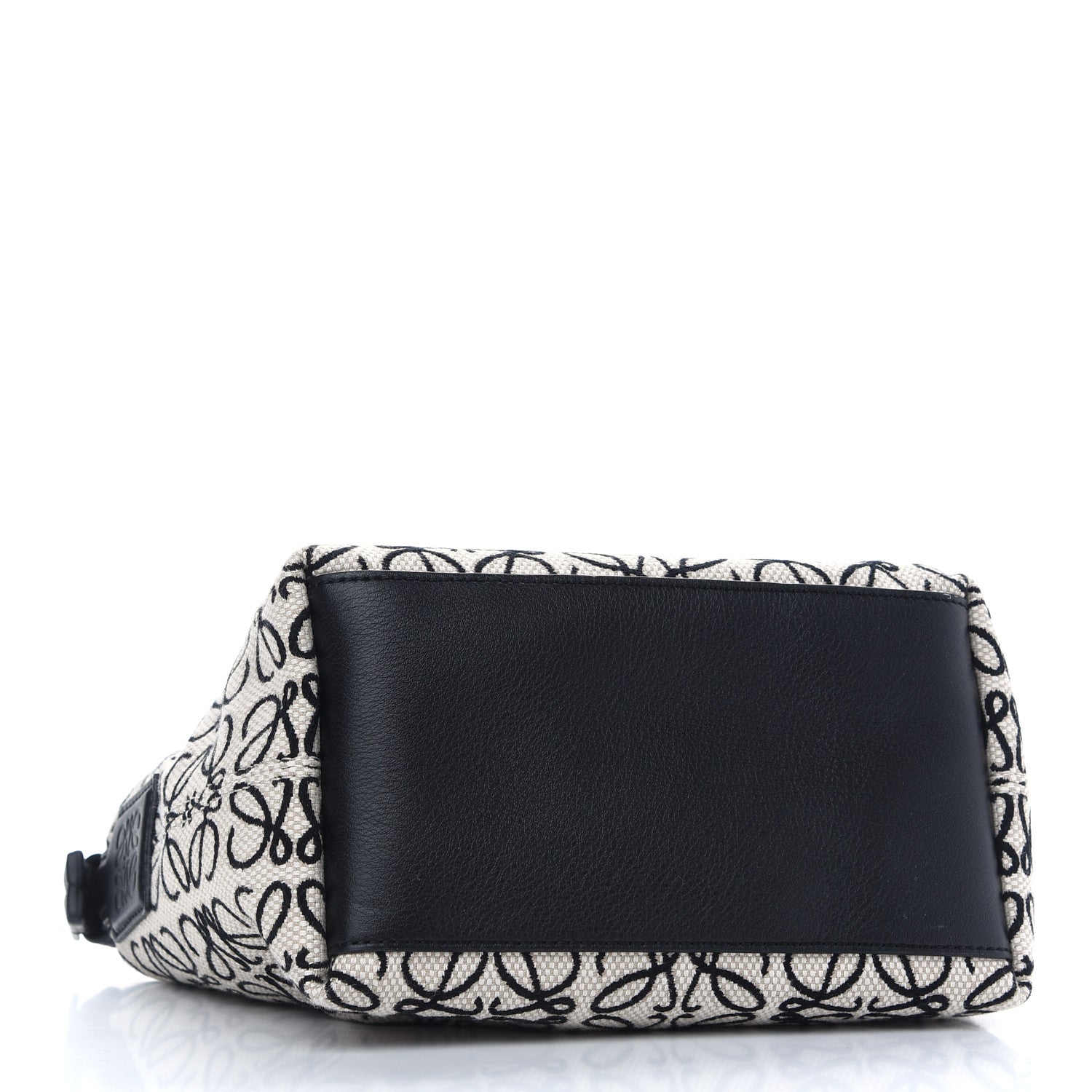 Loewe Jacquard Anagram Calfskin Small Cubi Bag Ecru Black 4 of 9