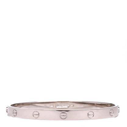 Cartier 18K White Gold LOVE Bracelet 20 1 of 4