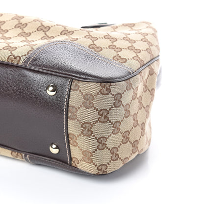 Gucci Monogram Medium Princy Tote Dark Brown 9 of 9