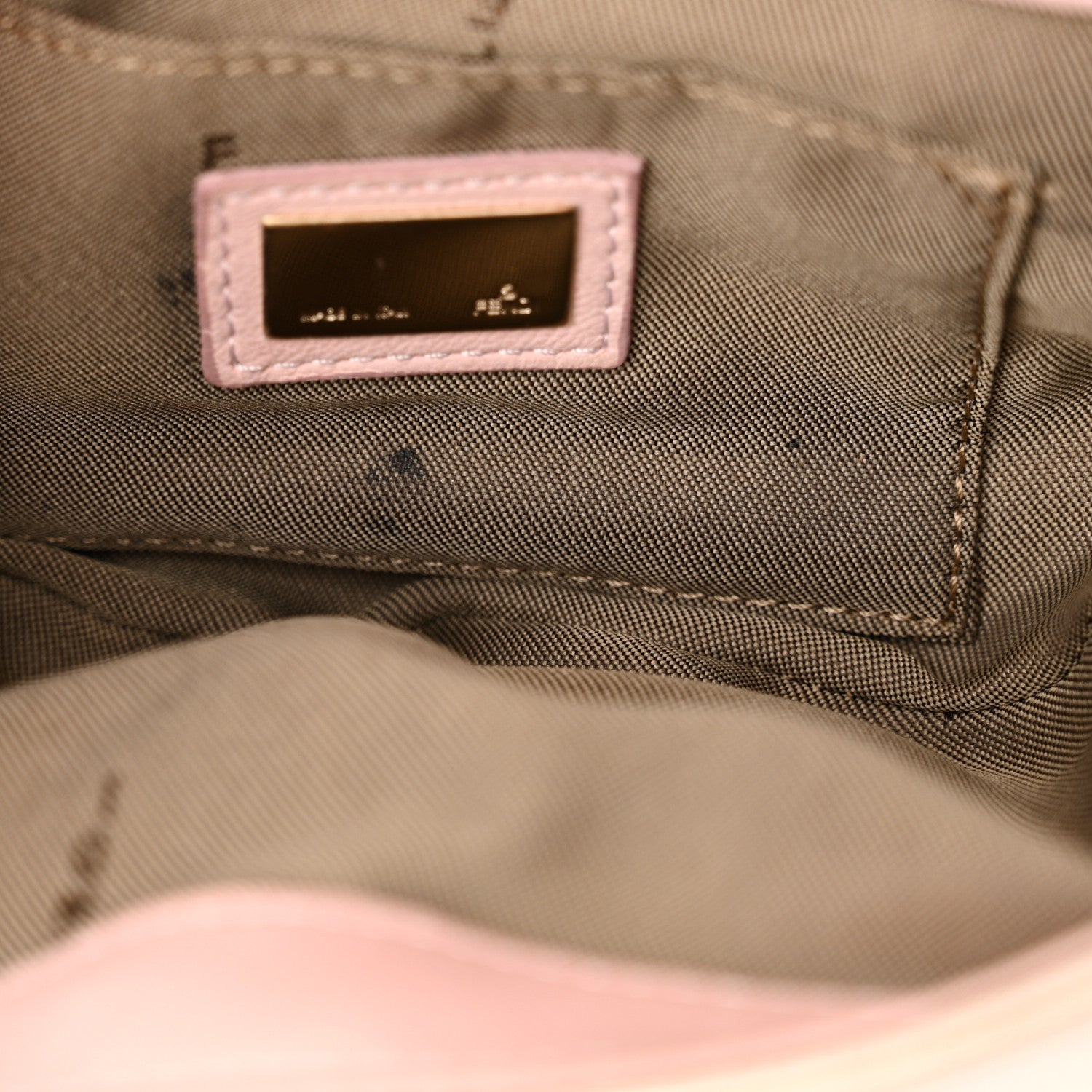 Fendi Nappa Flipping Mini Vanity Mirror Clutch Rose 11 of 15
