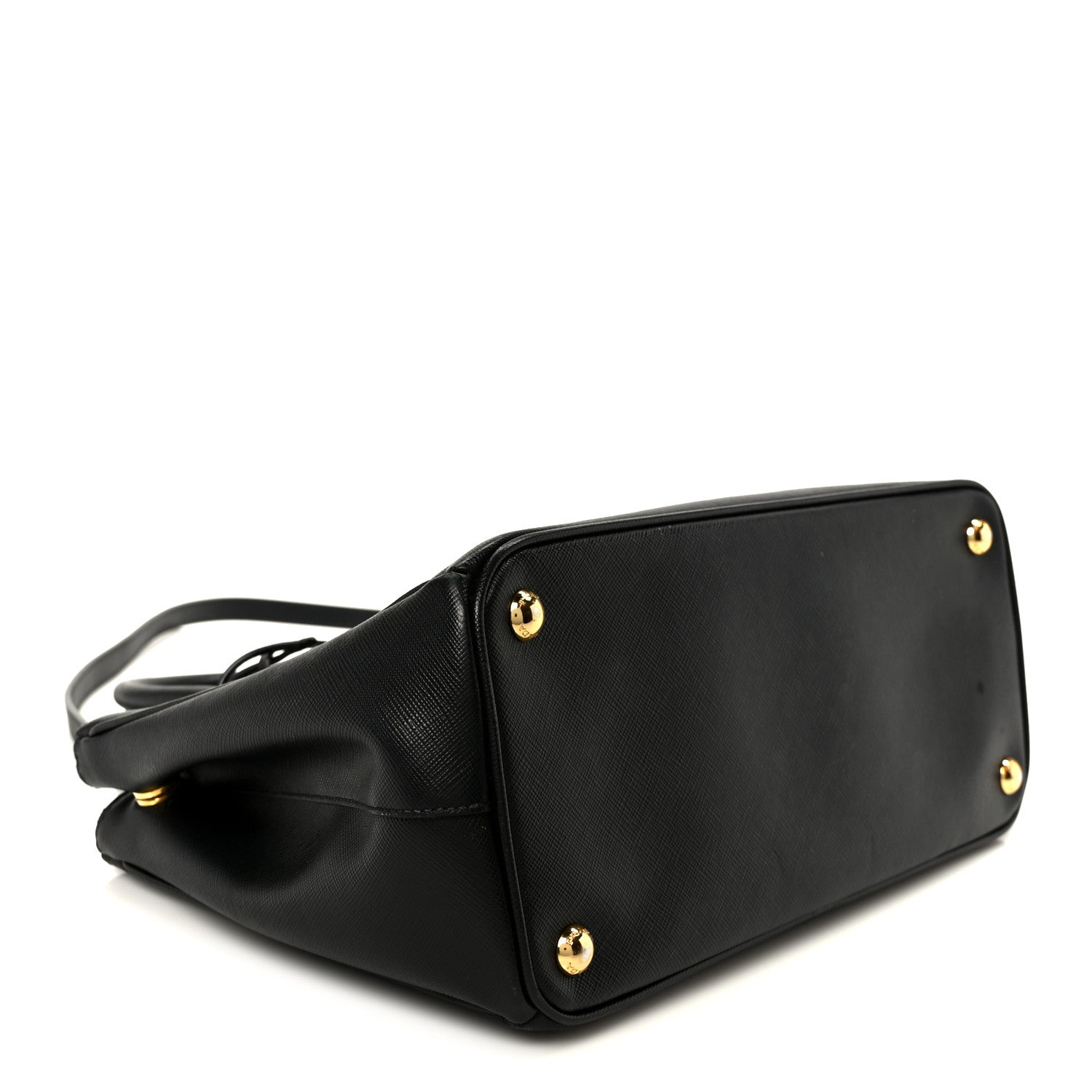 Prada Saffiano Small Galleria Double Zip Tote Black 4 of 10