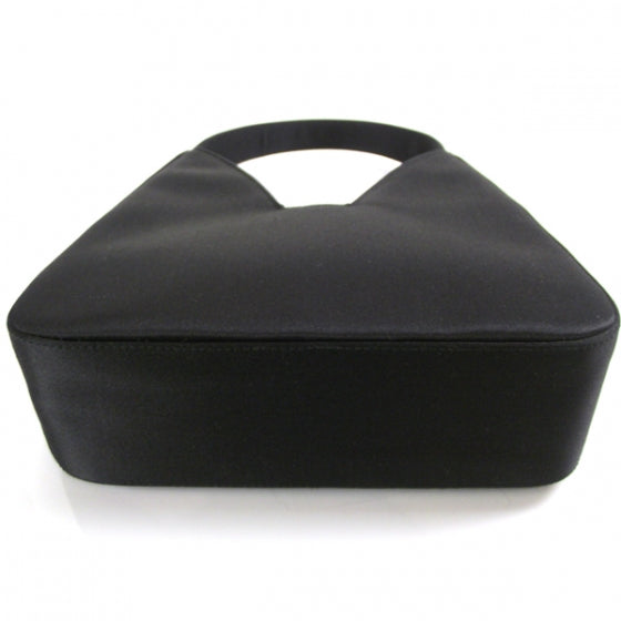 Satin Evening Bag Black