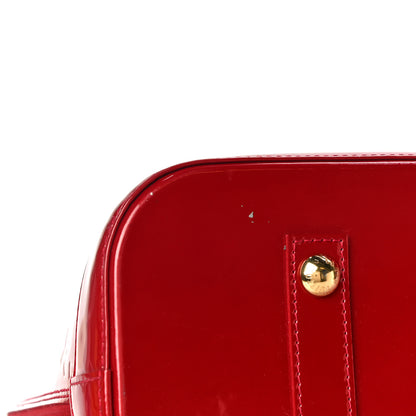 Louis Vuitton Vernis Alma MM Pomme D'Amour 9 of 9