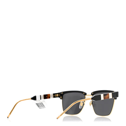Gucci Squared Aviator GG Sunglasses GG0603S Black 4 of 7