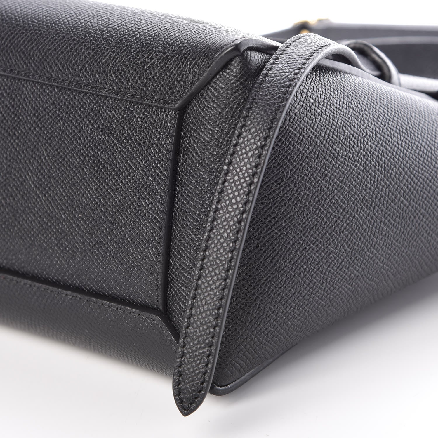 Celine Grained Calfskin Nano Belt Bag Black 9 of 9