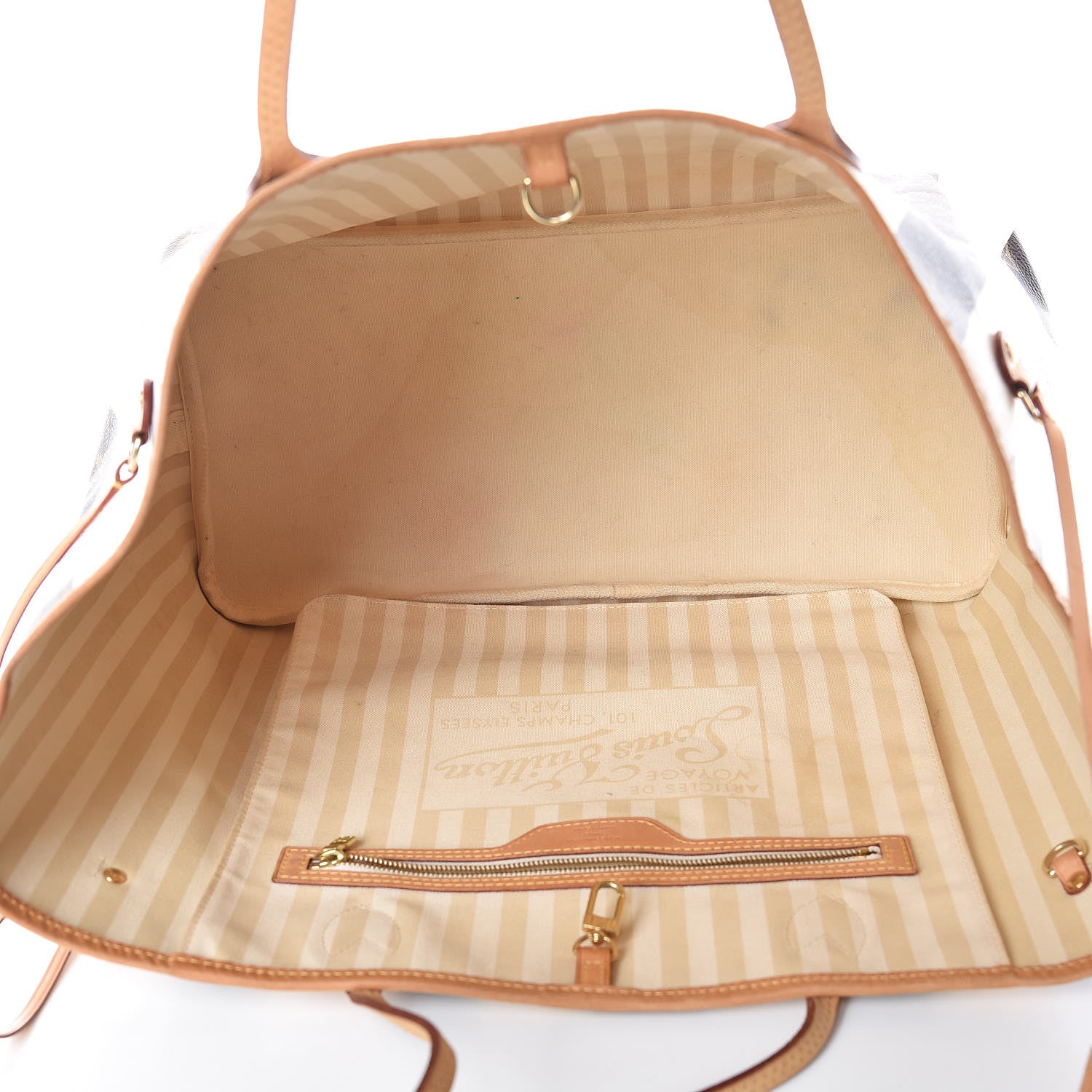 Louis Vuitton Monogram Rayures Neverfull GM 7 of 29