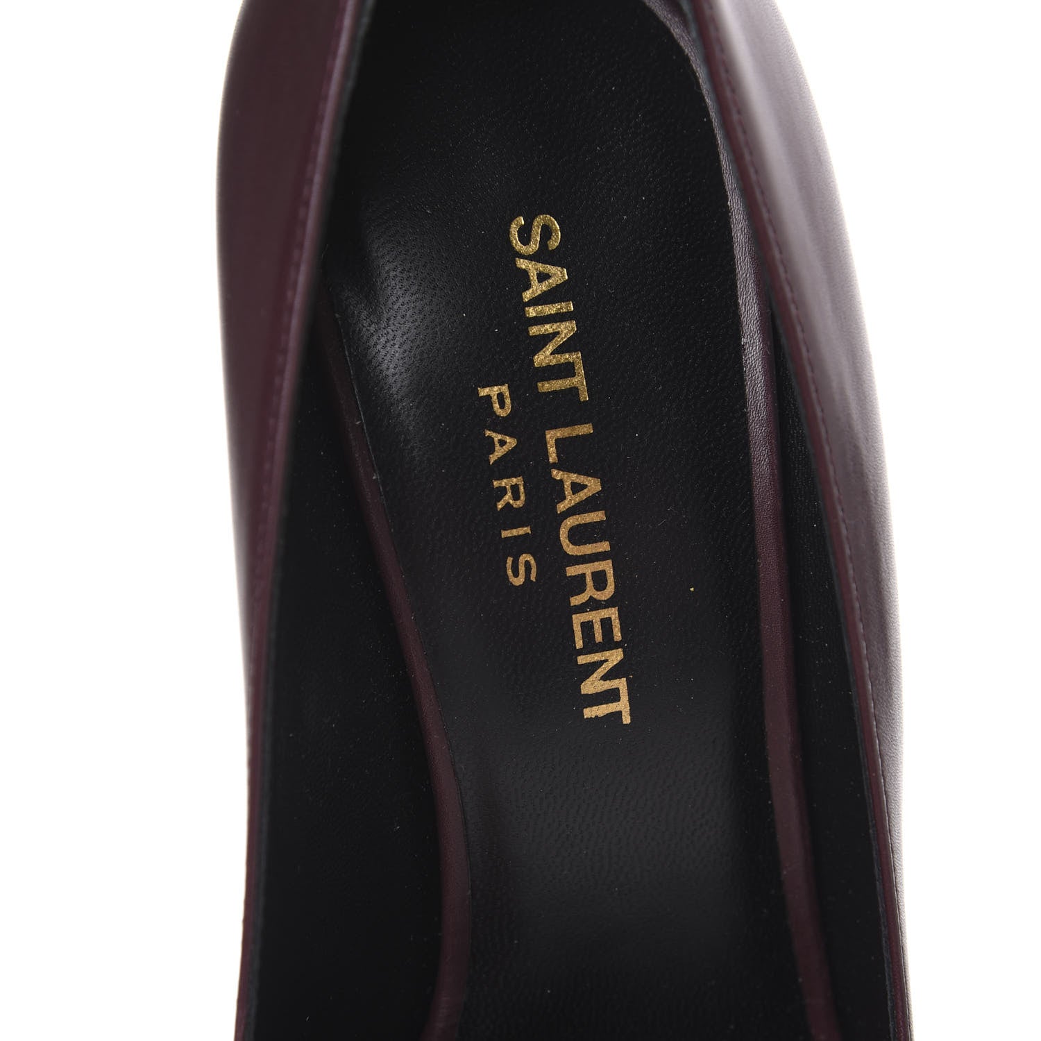 Saint Laurent Calfskin Classic Paris 105 36.5 Bordeaux 6 of 9