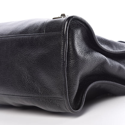 Balenciaga Chevre Gold Metallic Edge Hardware City Black 9 of 9