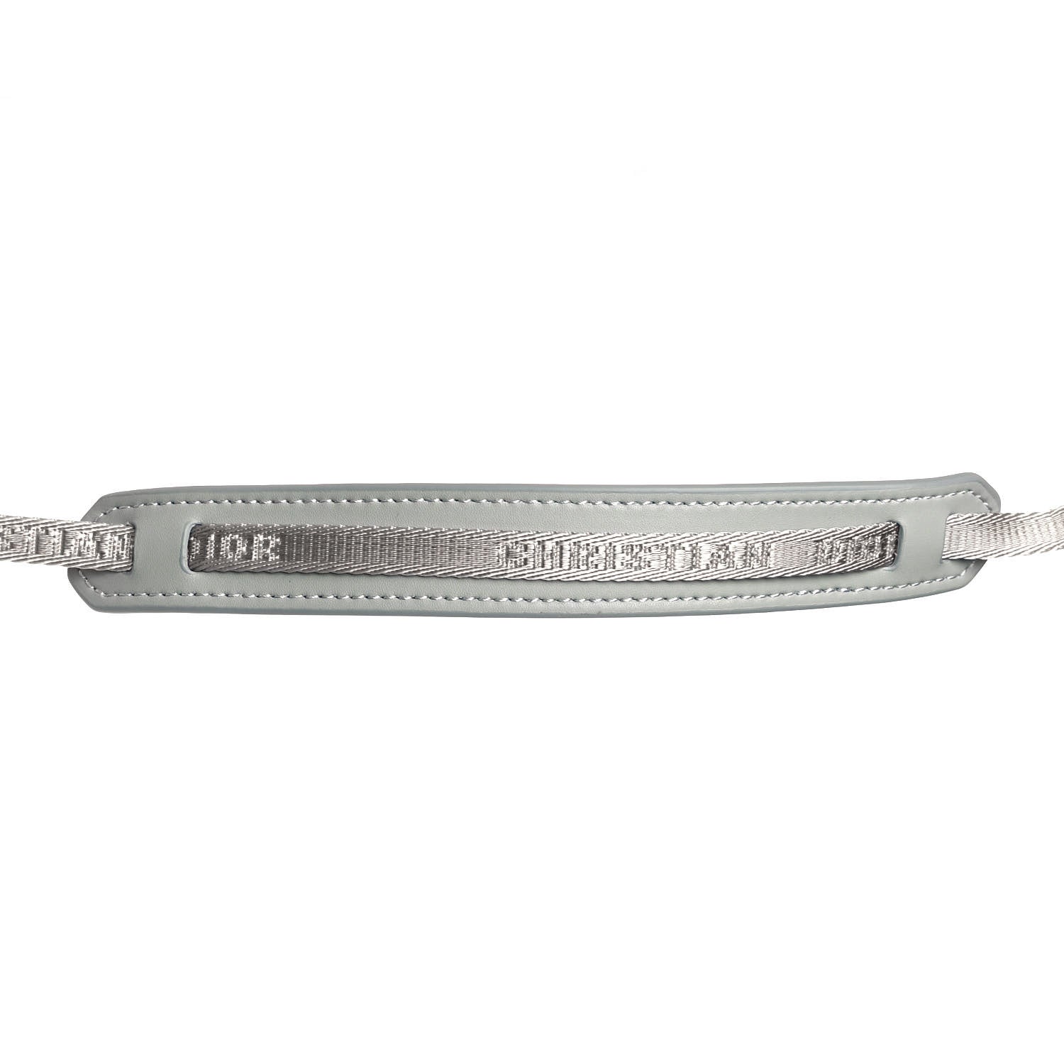 Christian Dior Oblique Stainless Steel Grained Calfskin Aqua Bottle With Shoulder Strap Off White 7 of 9