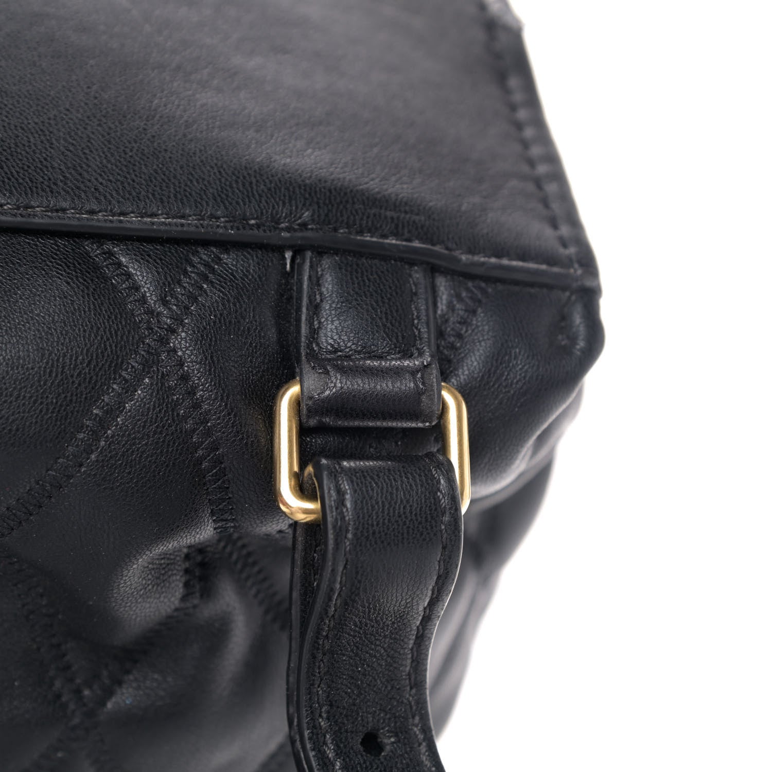 Givenchy Rubberized Canvas Quilted Duo Backpack Black 7 of 13