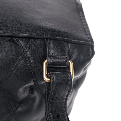 Givenchy Rubberized Canvas Quilted Duo Backpack Black 7 of 13