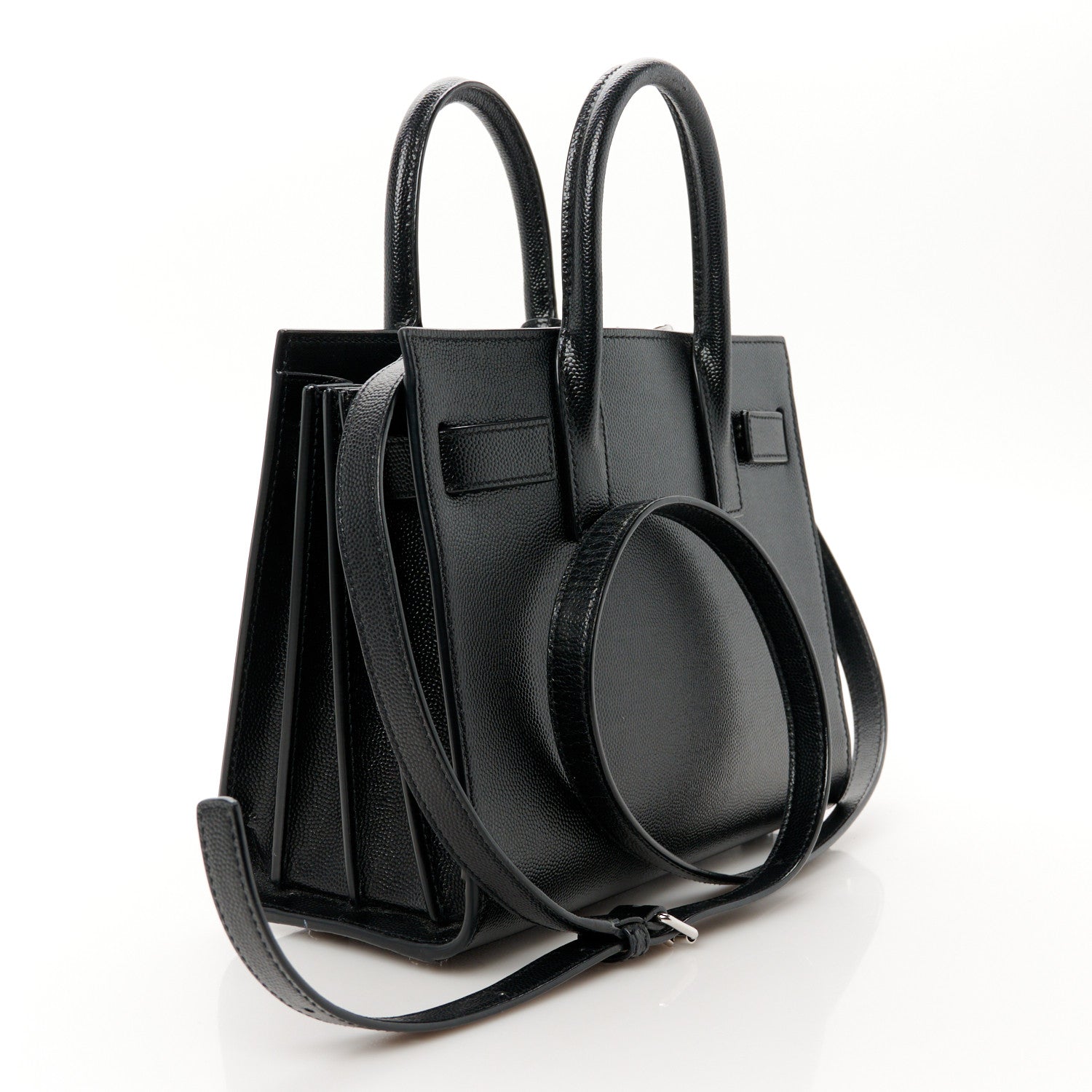 Saint Laurent Grain de Poudre Nano Sac De Jour Black 3 of 12