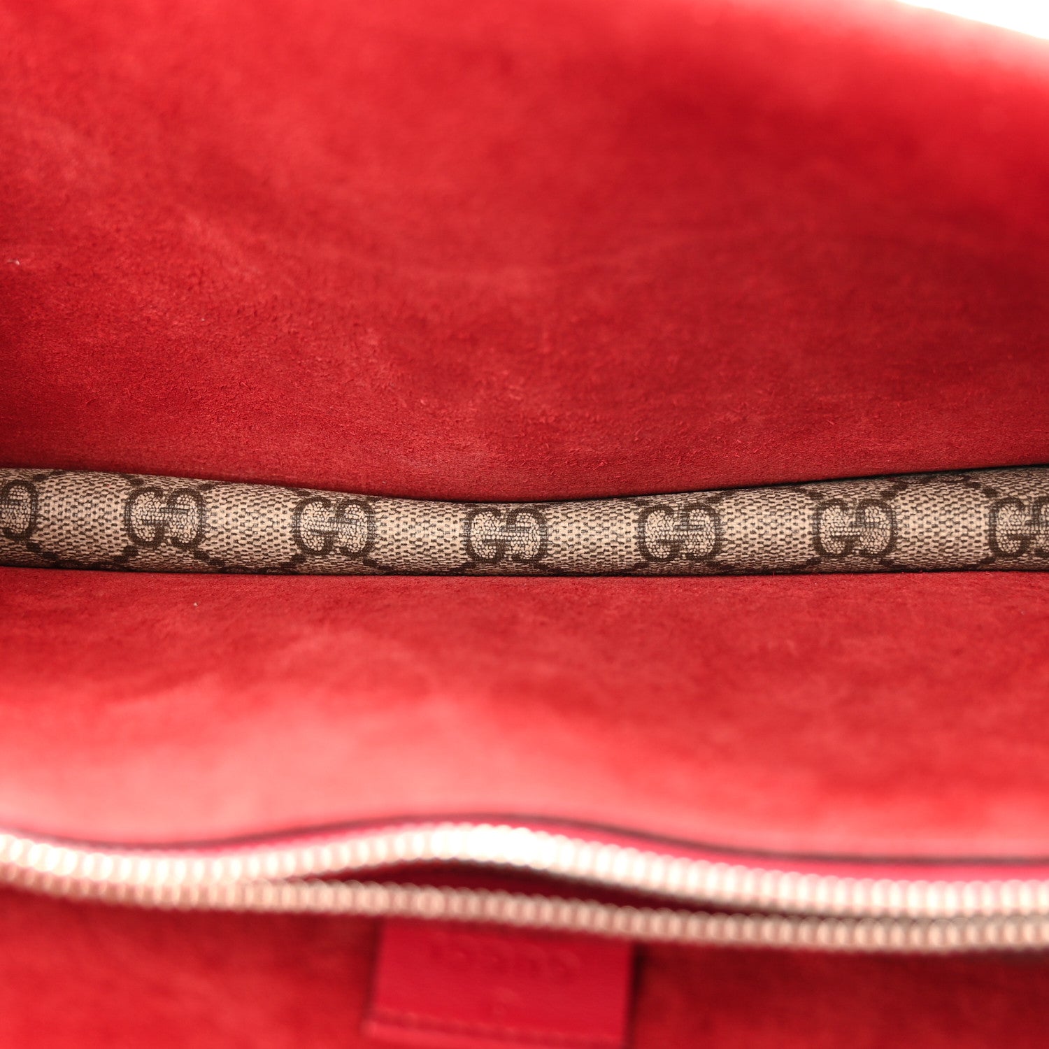 Gucci GG Supreme Monogram Small Dionysus Shoulder Bag Red 5 of 14