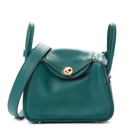 Hermes Swift Mini Lindy 20 Vert Bosphore 1 of 10