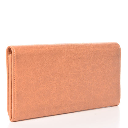 Balenciaga Agneau Giant Brogues Hardware Money Wallet Rose Blush 3 of 7