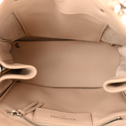 Balenciaga Calfskin Papier Mini A4 Zip Around Tote Light Beige 5 of 13
