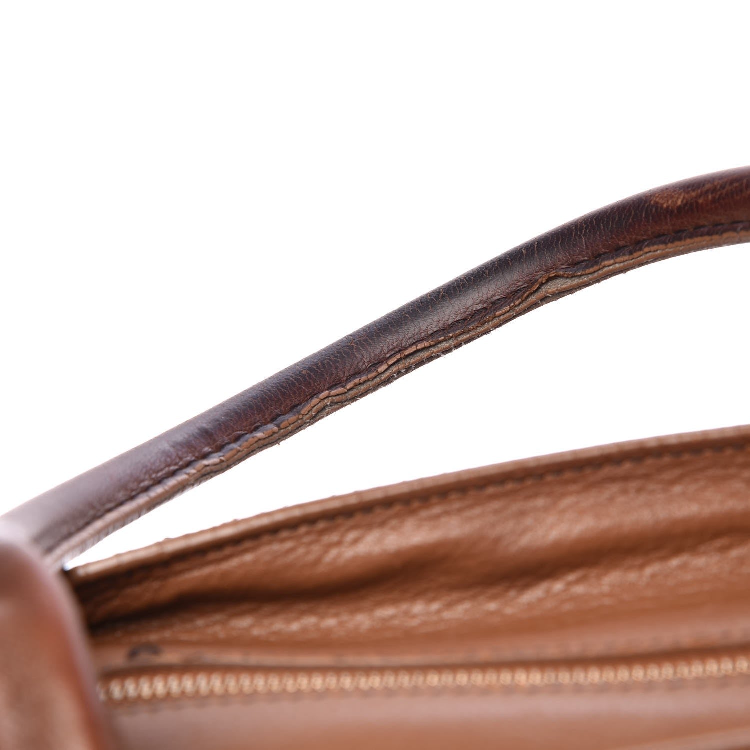 Celine Calfskin Top Handle Tote Tan 17 of 21