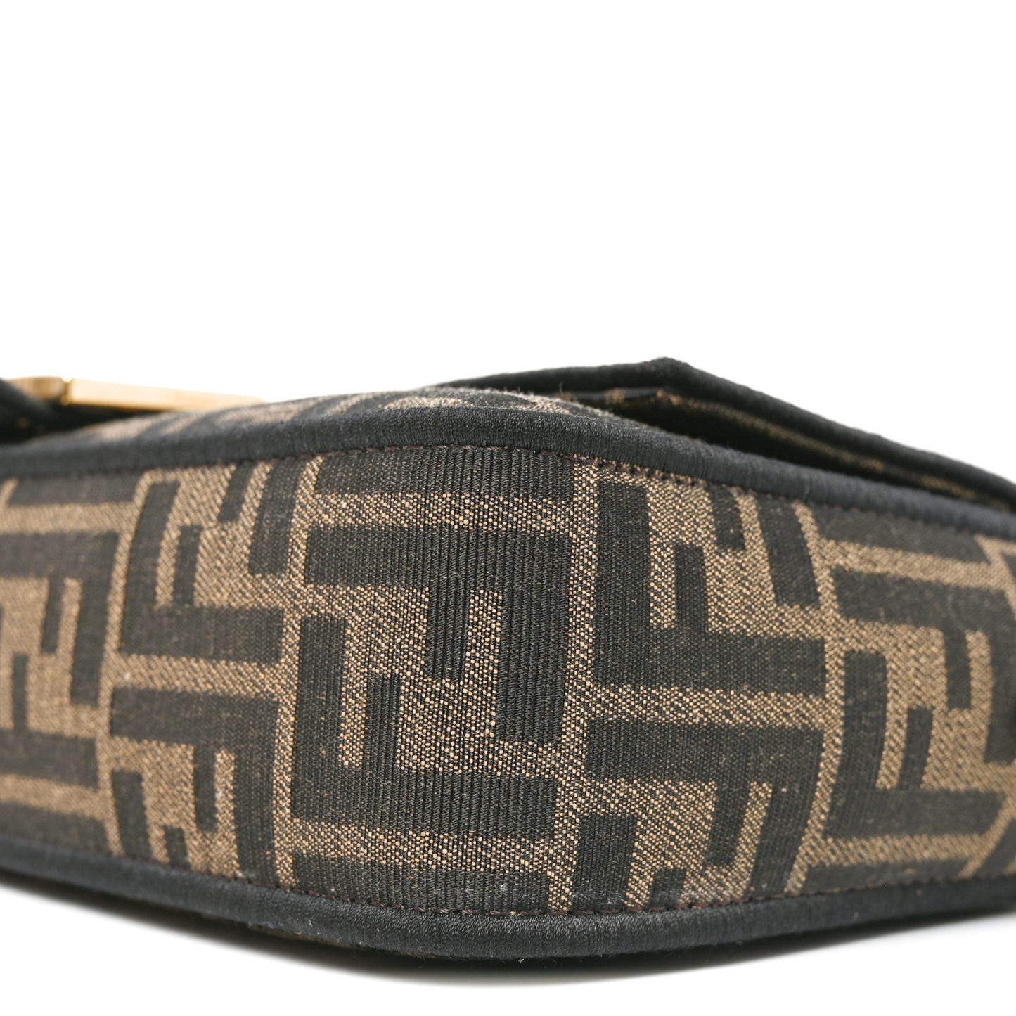 Fabric Jacquard FF 1974 Medium Baguette Tobacco Moro Black
