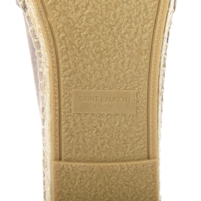 Saint Laurent Suede Espadrilles 38.5 Rose Antique 8 of 9