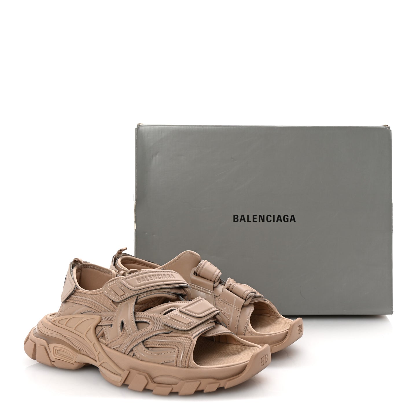 Neoprene Rubber Womens Track Sandals 40 Full Beige