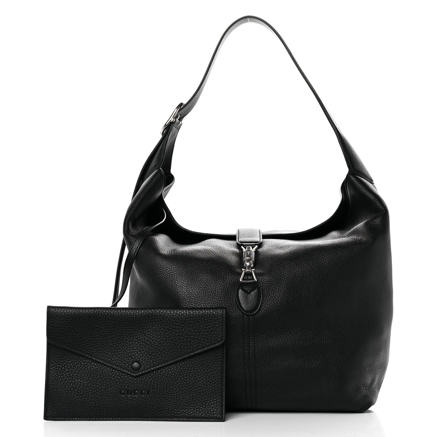 Amour Grane Calfskin Medium Jackie 1961 Crossbody Bag Black