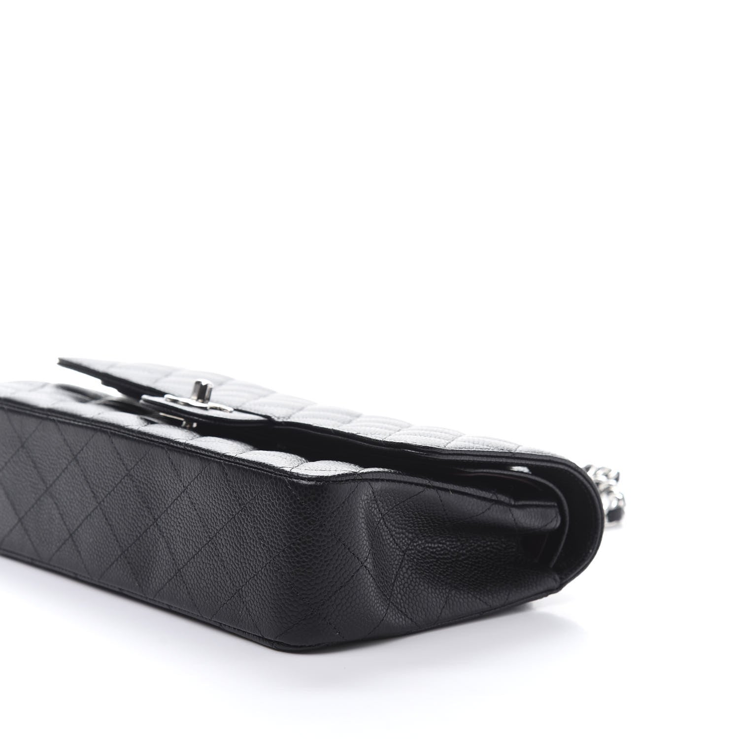 Chanel Caviar Quilted Medium Double Flap Black 7 of 11