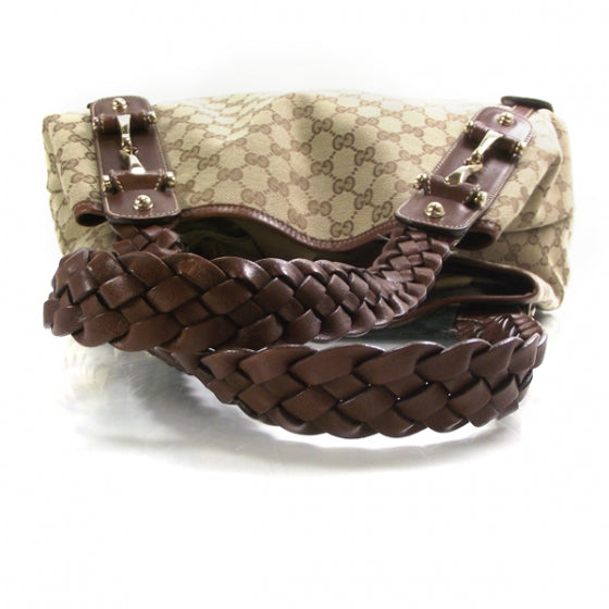 Gucci Monogram Pelham Tote Brown 5 of 11