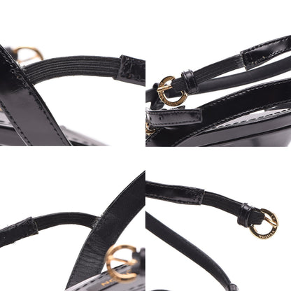 Louis Vuitton Leather Wynwood Strappy Open Back Pumps 40 Black 10 of 10