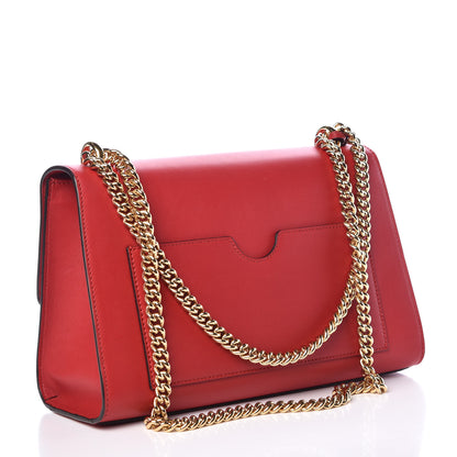 Gucci Moon Calfskin Medium Padlock Shoulder Bag Hibiscus Red 3 of 11
