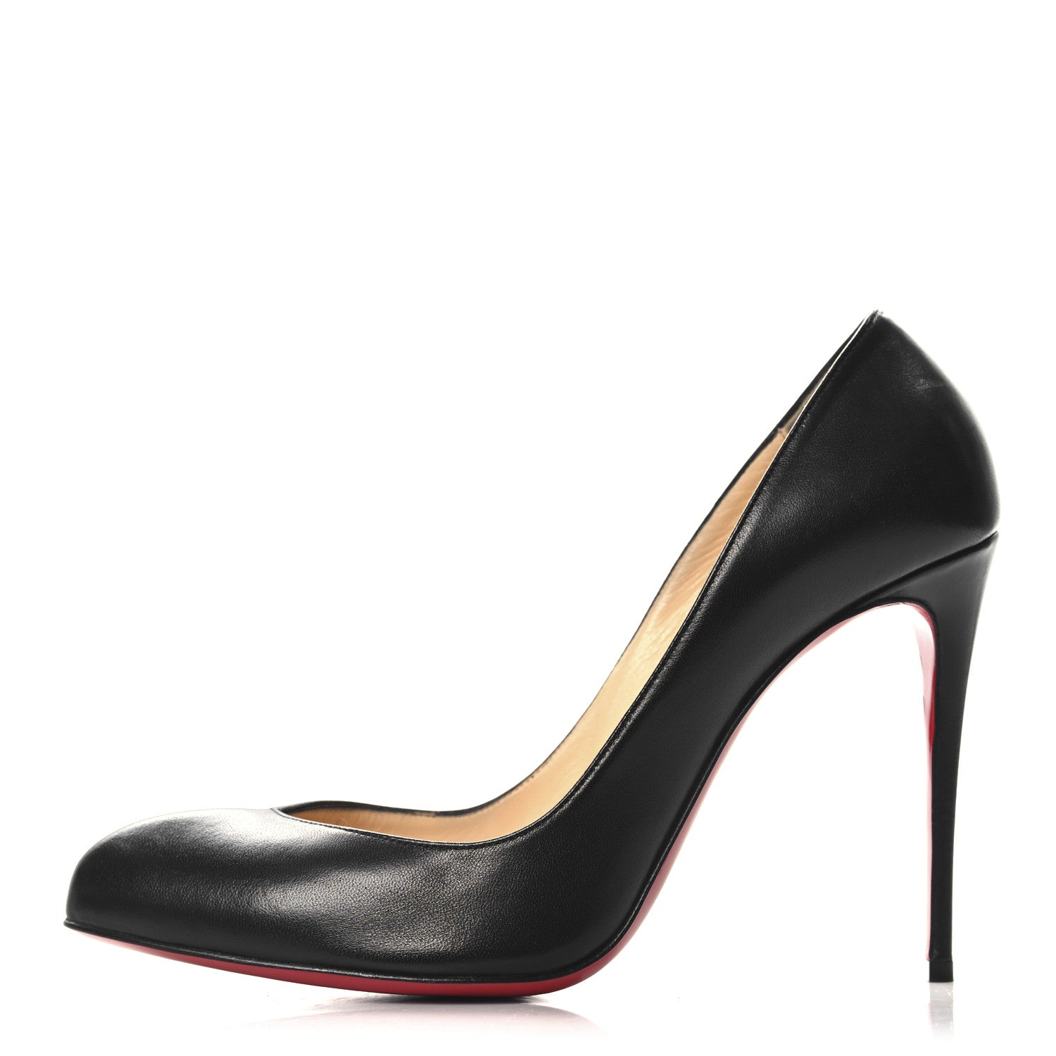 Christian Louboutin Shiny Nappa Breche 100 Pumps 40.5 Black 1 of 9