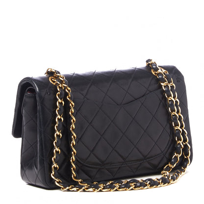 Chanel Lambskin Quilted Small Double Flap Black 2 of 9