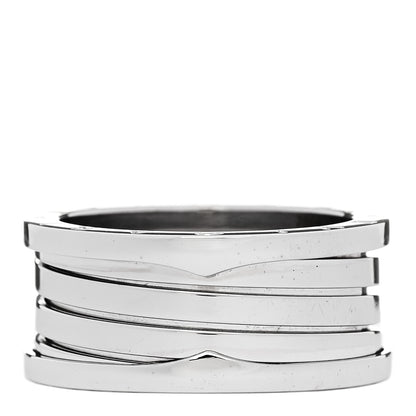 Bulgari 18K White Gold B.Zero1 Four-Band Ring 65 11 3 of 6