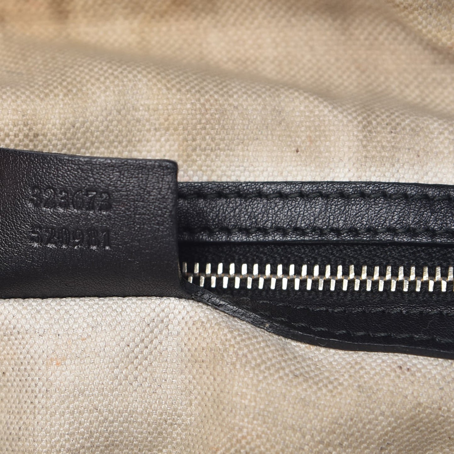 Guccissima Medium Bree Shoulder Bag Black