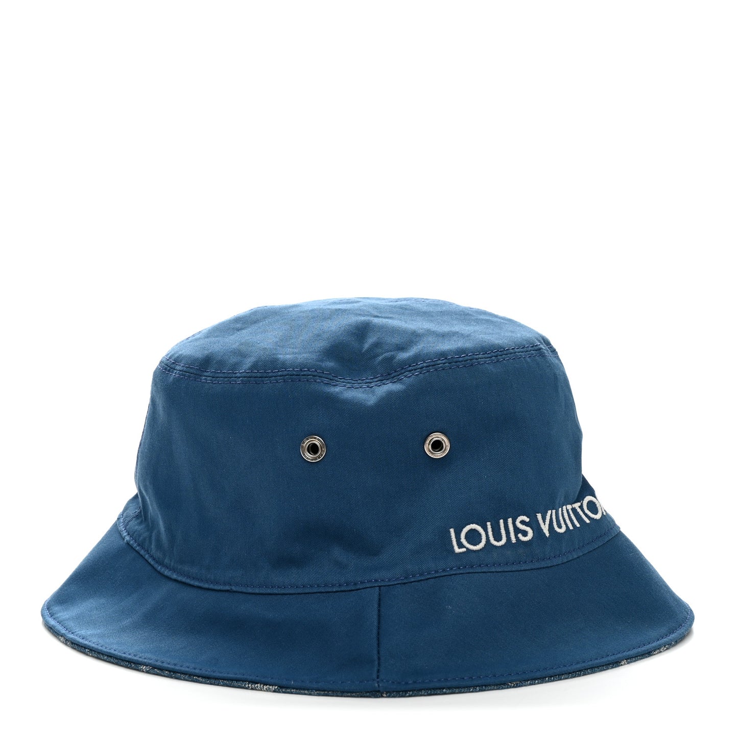 Monogram Denim Transformable Bob Bucket Hat Blue