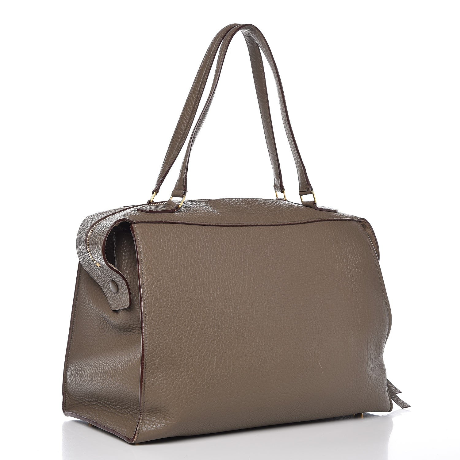 Celine Bullhide Calfskin Small Ring Bag Souris 3 of 15