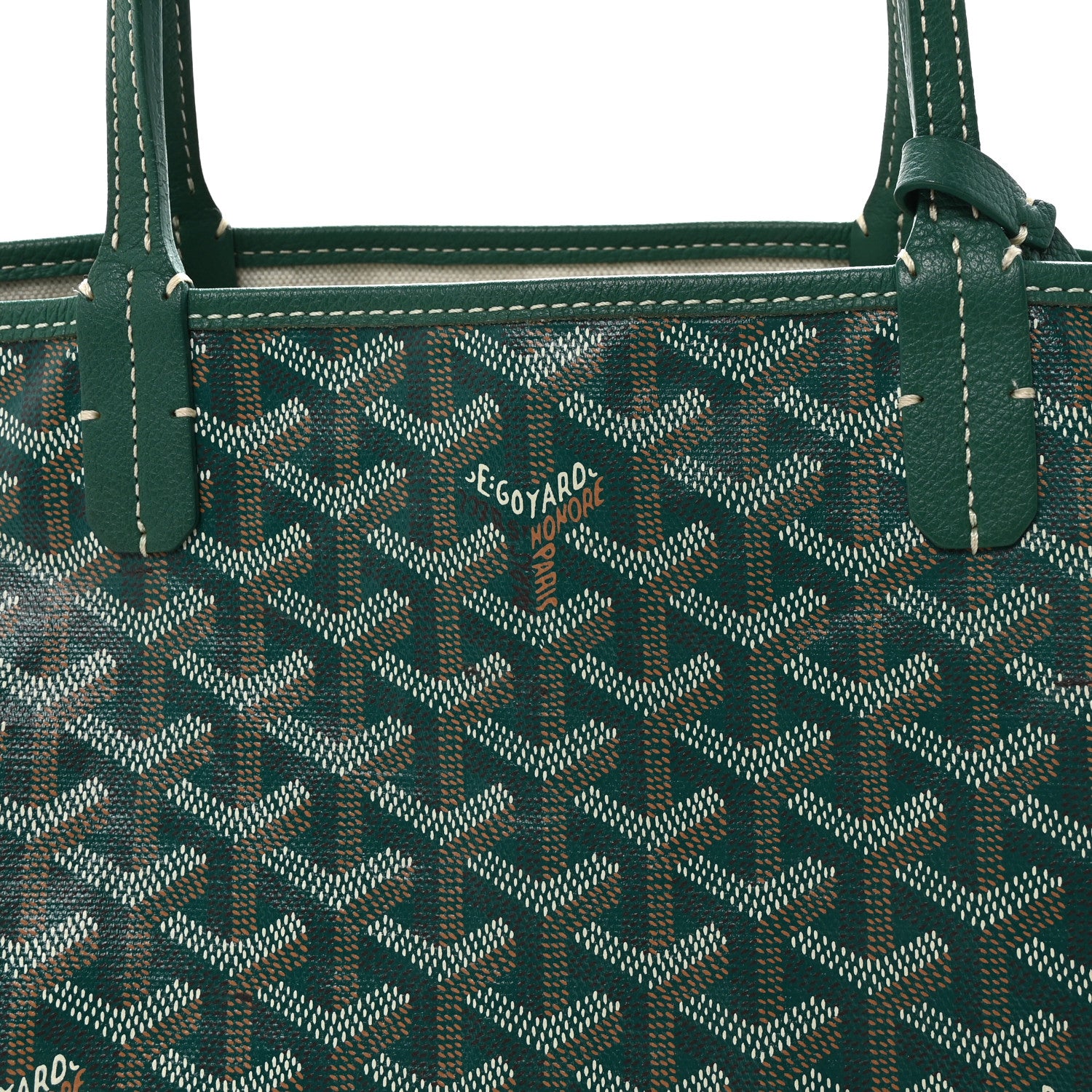 Goyard Goyardine Saint Louis GM Green 9 of 11