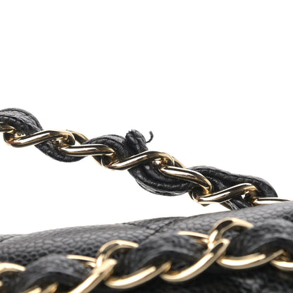 Chanel Caviar Quilted Jumbo Double Flap Black 10 of 10