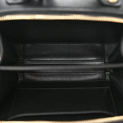 Chanel Goatskin Quilted Small CC Filigree Vanity Case Black 5 of 11