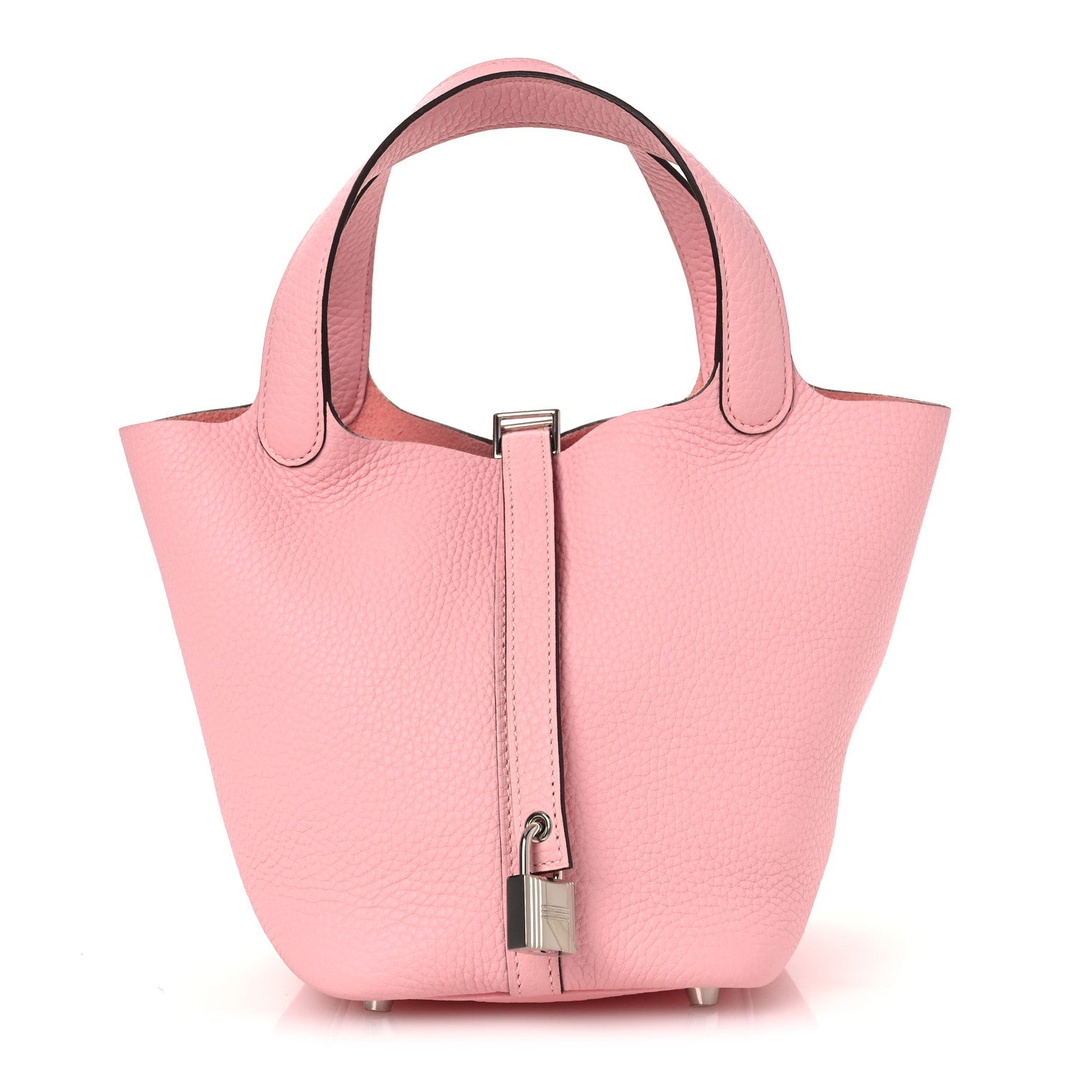 Hermes Taurillon Clemence Picotin Lock 18 PM Rose Sakura 1 of 12