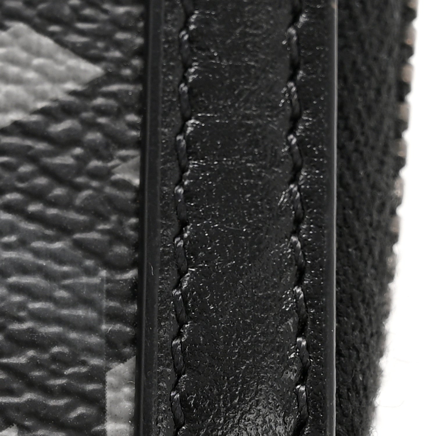 Versace Coated Canvas La Greca Signature  Black Gray 14 of 14