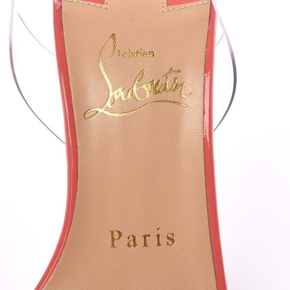 Christian Louboutin Shiny Nappa PVC Jonatina 100 Sandals 36 Charlotte 7 of 8