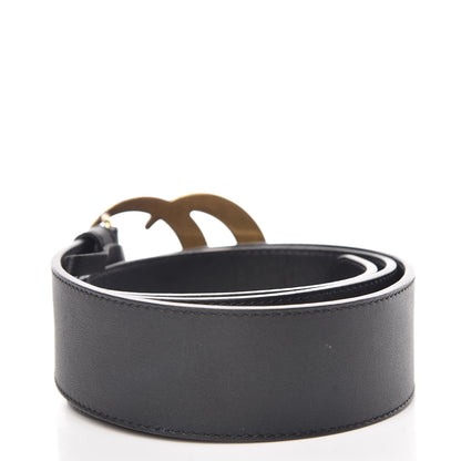 Gucci Calfskin Double G 40mm Belt 80 32 Black 3 of 8