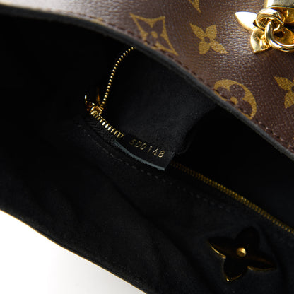 Louis Vuitton Monogram Flower Hobo Black 9 of 10