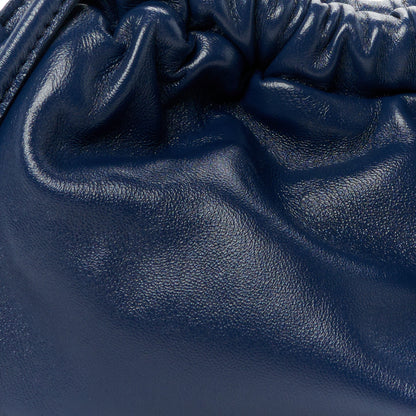 Mansur Gavriel Lambskin Mini Cloud Clutch Blue 8 of 10