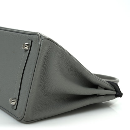 Hermes Togo Birkin 25 Gris Mouette 10 of 11