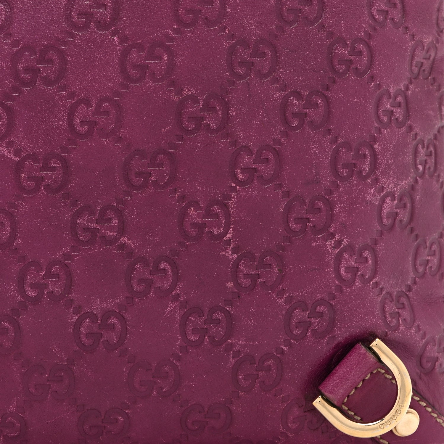 Gucci Guccissima Abbey Messenger Bag Purple 13 of 17