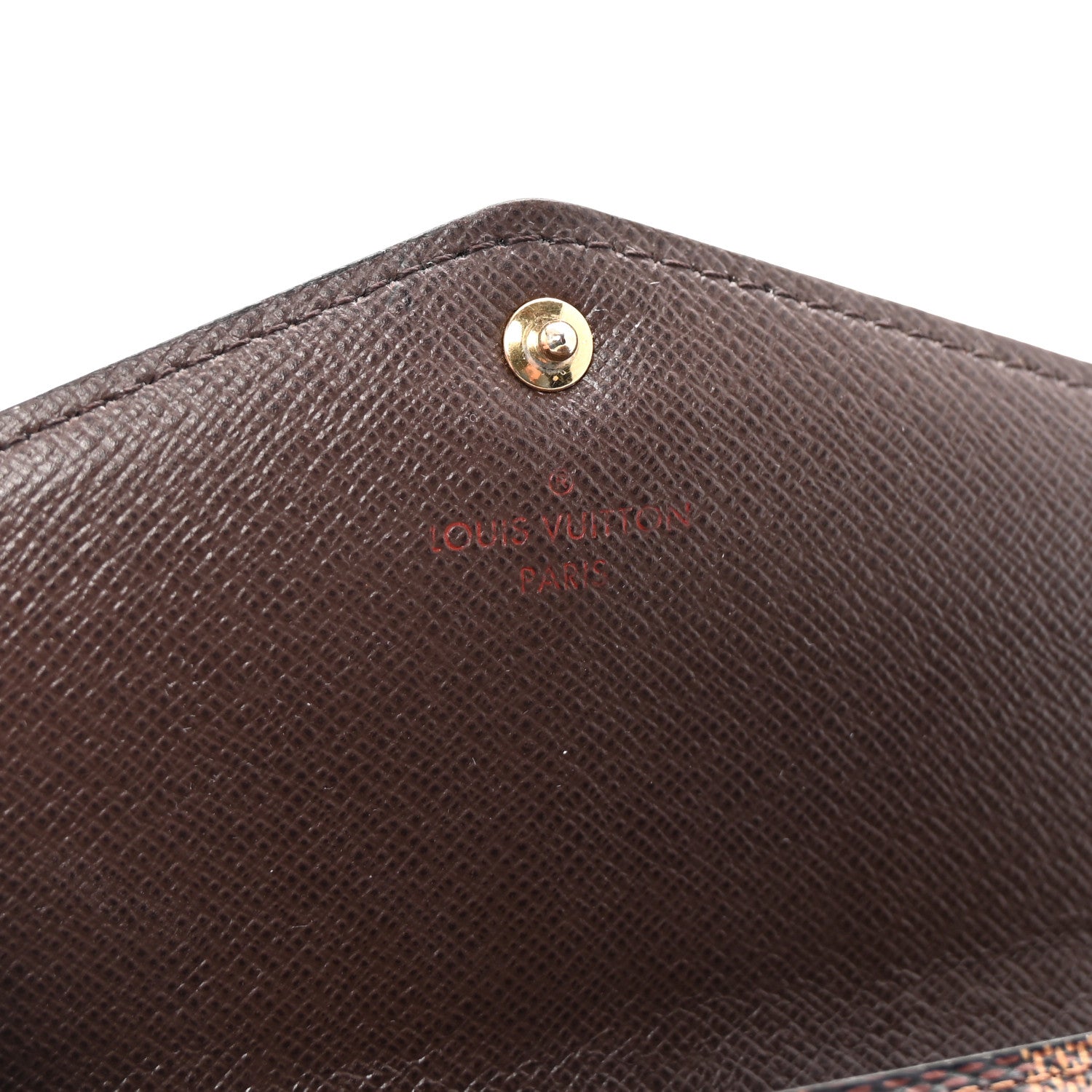 Louis Vuitton Damier Ebene Sarah Wallet NM 6 of 7