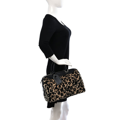 Louis Vuitton Jacquard Velvet Leopard Print Stephen Sprouse Speedy 2 of 8