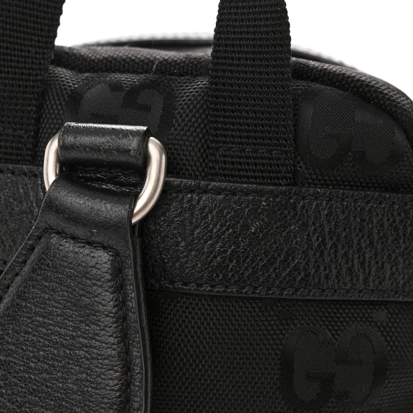 Econyl Nylon Monogram Off The Grid Sling Backpack Black